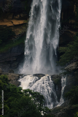 waterfall in the mountains © Amith