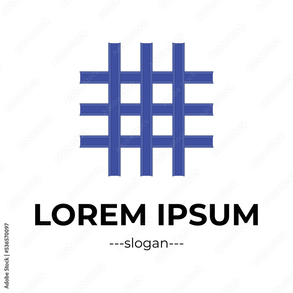 Fototapeta premium 3d creative lines geometric abstract logo design template