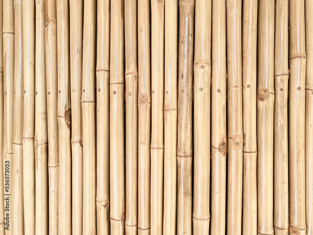 Bamboo background and copy space for your work to type on it.