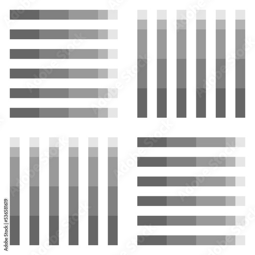 Seamless Relief Textile Pattern. Close up small black and white texture bump.