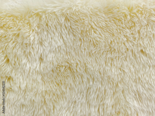 white faux fur for background