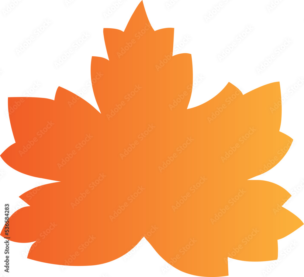Maple Leaf Silhouettes Gradient Decoration Maple Leaf Silhouettes Gradient Decoration