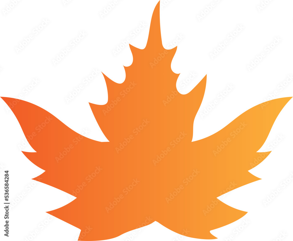 Maple Leaf Silhouettes Gradient Decoration Maple Leaf Silhouettes Gradient Decoration