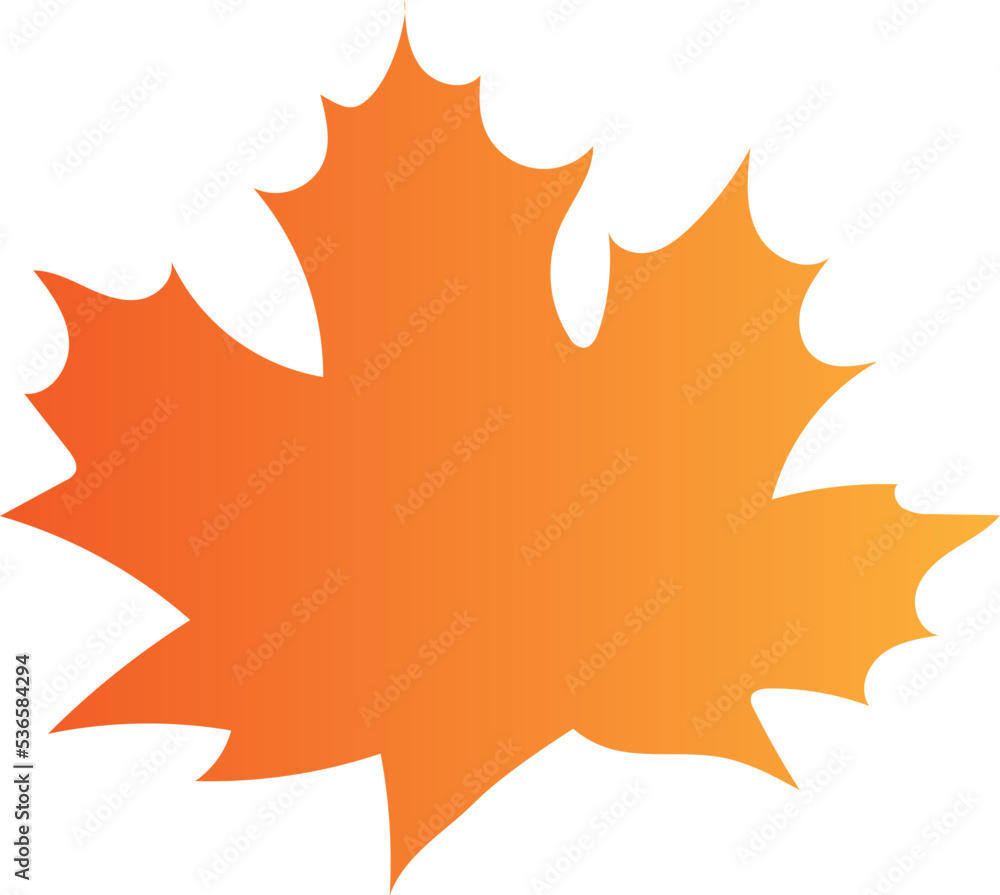 Maple Leaf Silhouettes Gradient Decoration Maple Leaf Silhouettes Gradient Decoration