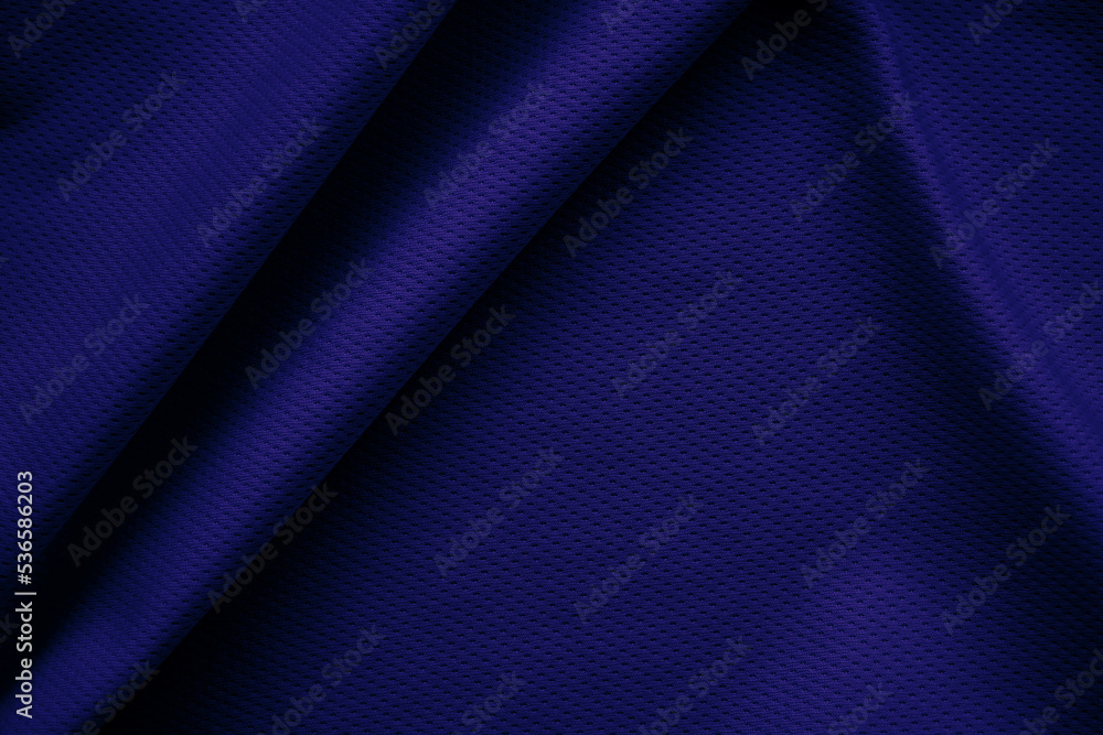 Obraz premium Fabric texture, Close up background of blue fabric or jersey fabric pattern use for web design and wallpaper background
