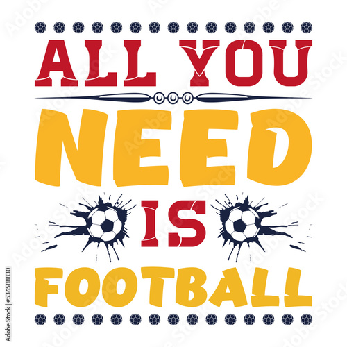 Football Design Perfect For T-shirt And Others