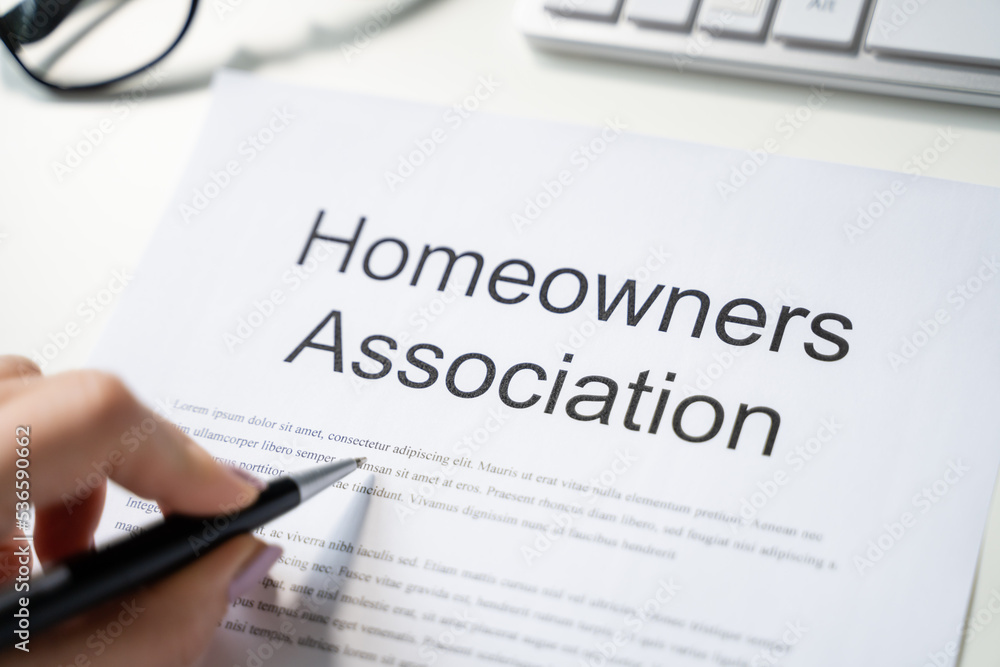Person Reading HOA Rules Person Reading HOA Rules