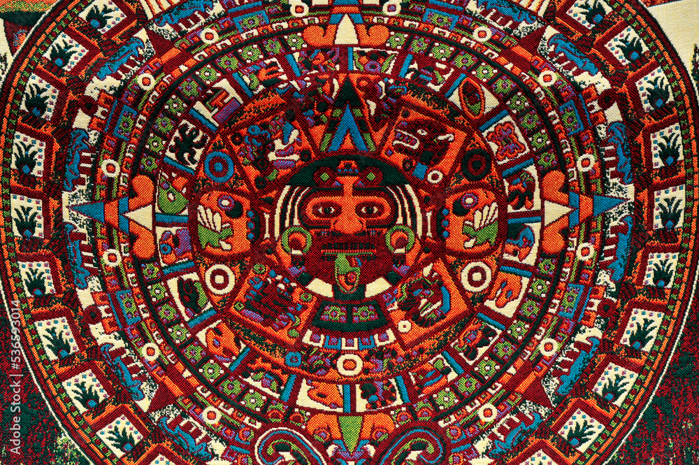 Teppiche, Kunsthandwerke der Mayas, Chichen Itza Mexico