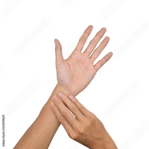 Self-examination of pulsation. Counting pulse rate.