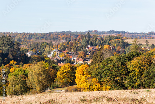 Blick über Güntersberge im Selketal Harz