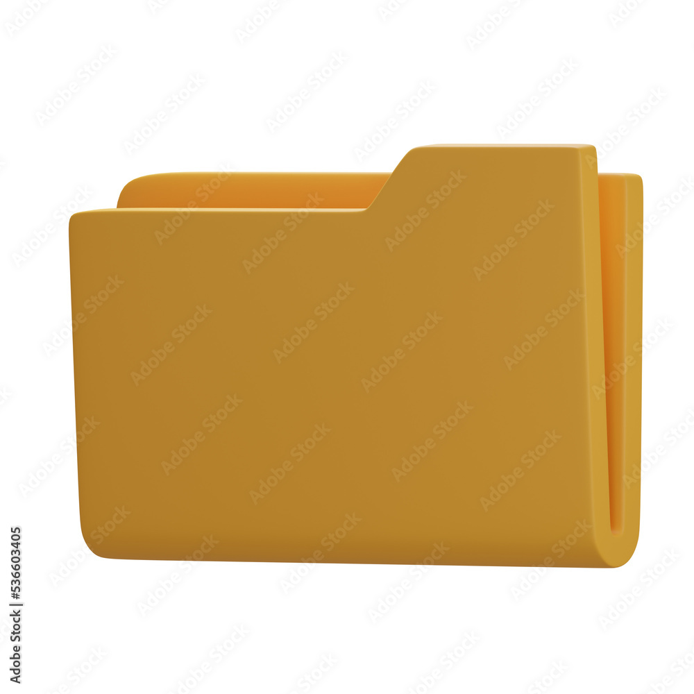 3D Illustration Office Document File Manager 3D Illustration Office Document File Manager