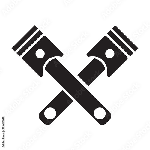 piston icon vector design template