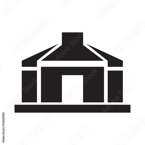 Yurt icon vector design template