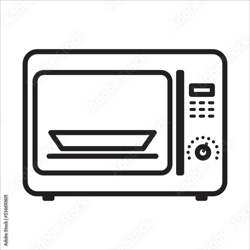 microwave icon vector design template