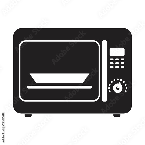 microwave icon vector design template