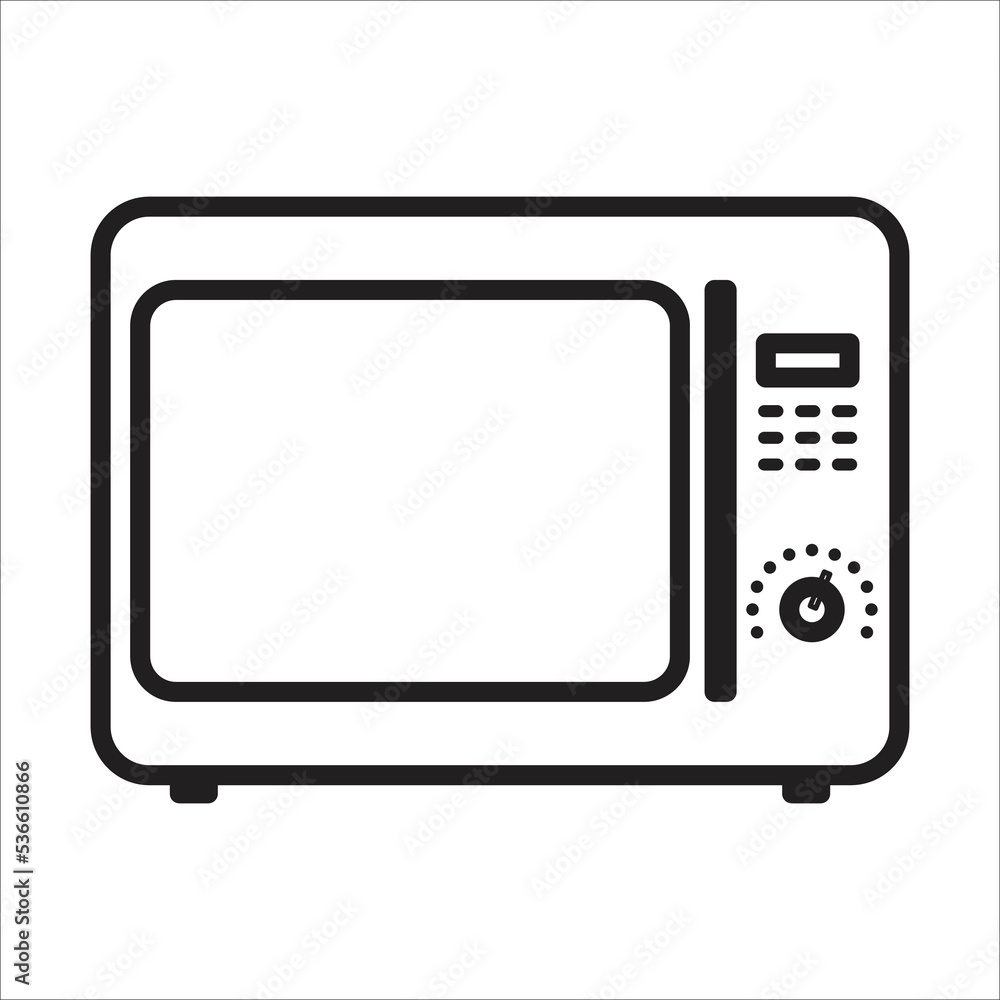 microwave icon vector design template microwave icon vector design template