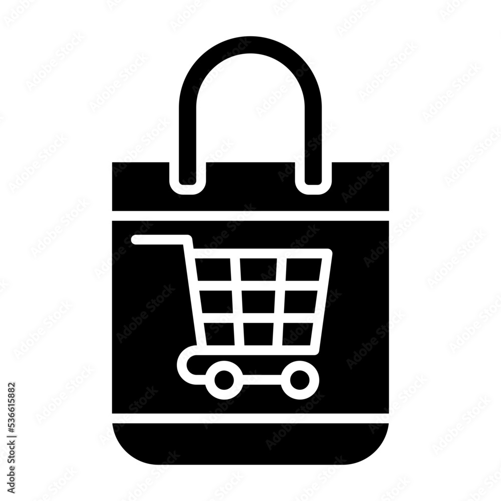Retail Glyph Icon Retail Glyph Icon