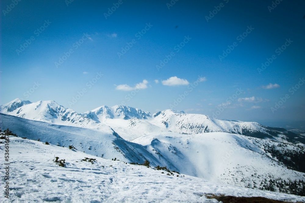 Obraz premium Góry zima