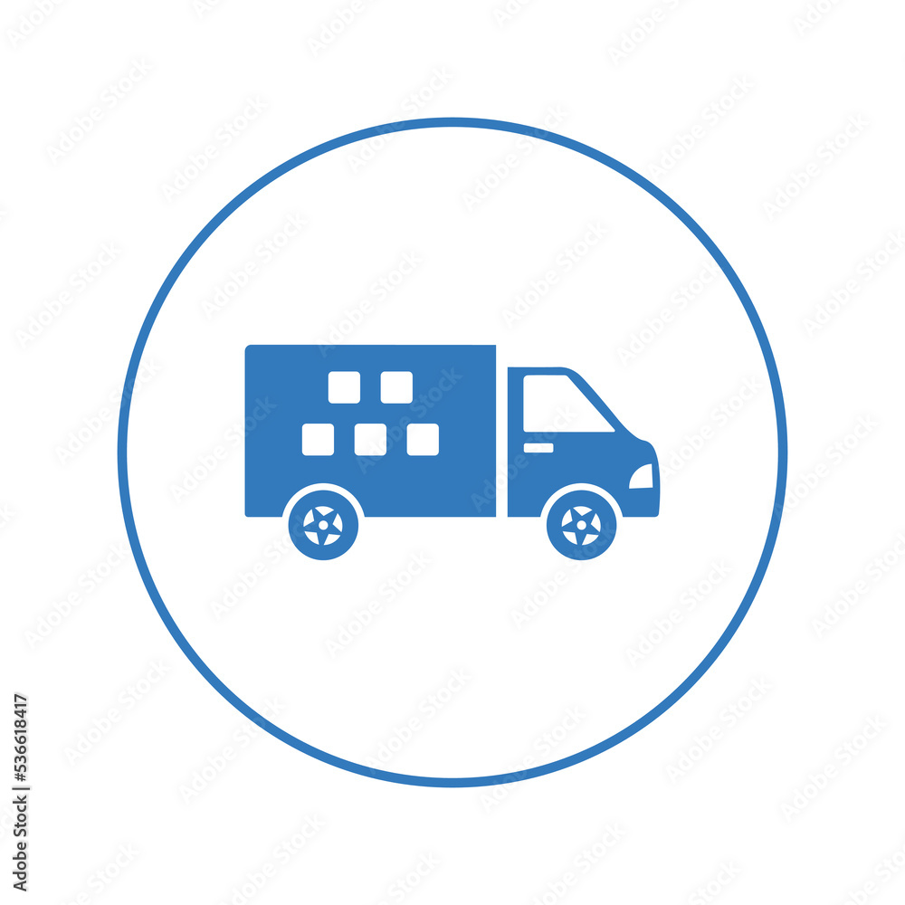Logistics business delivery cargo icon | Circle version icon | Logistics business delivery cargo icon | Circle version icon |