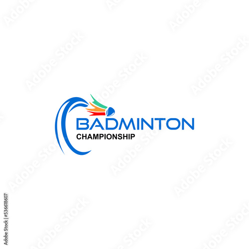badminton flat vector logo
for your brand or tournament 
simple and elegant design
