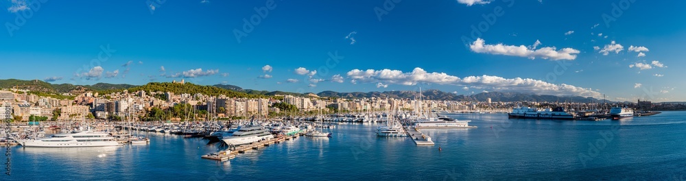 Marina in Palma De Mallorca, Spain, Europe