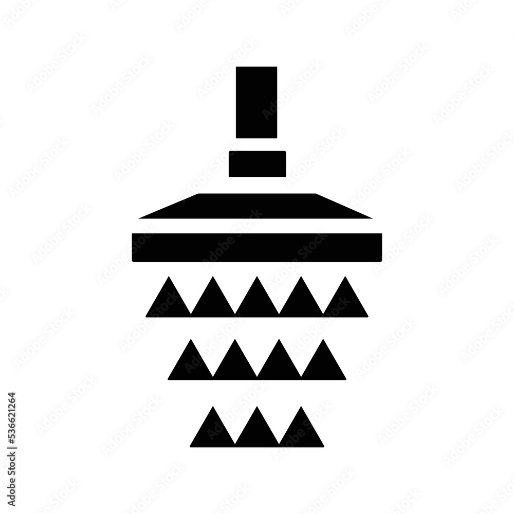 Bathroom shower bath head icon | Black Vector illustration | Bathroom shower bath head icon | Black Vector illustration |