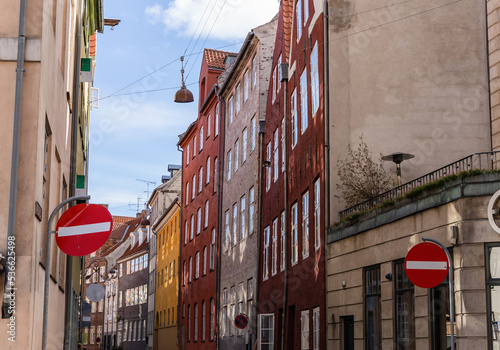 Photography House facade in Copenhagen, Denmark. Real estate investment.