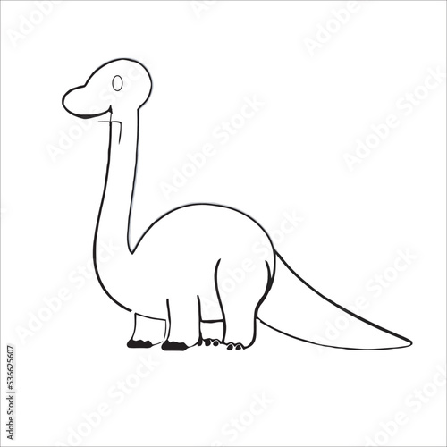 Dinosaur Coloring page for kids