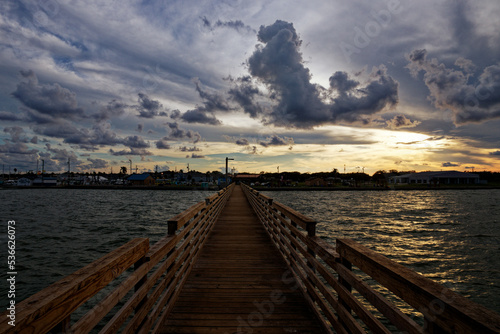 pier at sunset © MarekLuthardt