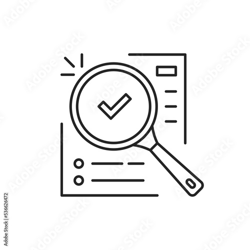 audit review icon for financial compliance research