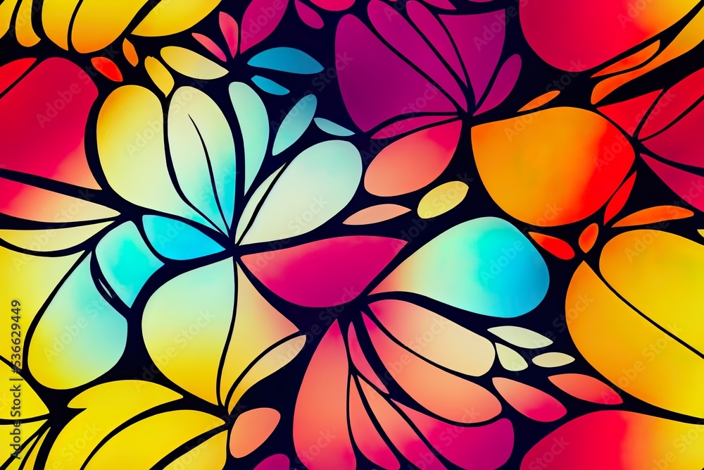 Floral seamless background pattern for continuous replicate. See more seamless backgrounds in my portfolio.