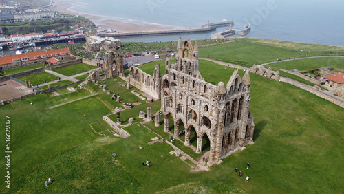 Whitby Abbey Gothic rune building photo