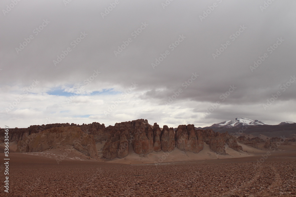 Naklejka premium Desert landscape of northwestern Argentina