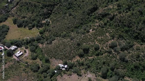 vista aerea de poblado Zacatecas Mexico dron dji photo