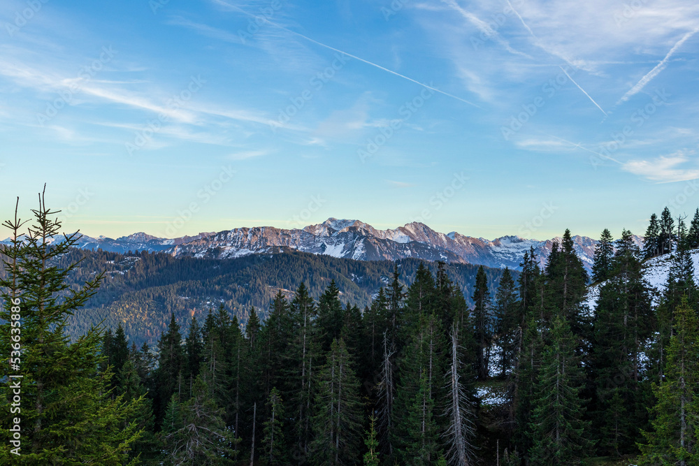 Fototapeta premium Panoramablick Alpen