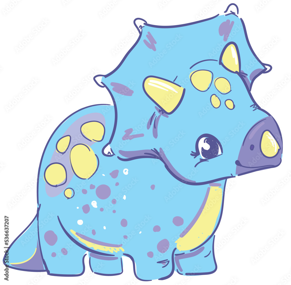 Hand drawn cute dinosaur girl isolated on white background vector cartoon character Kids summer spring print Hand drawn cute dinosaur girl isolated on white background vector cartoon character Kids summer spring print