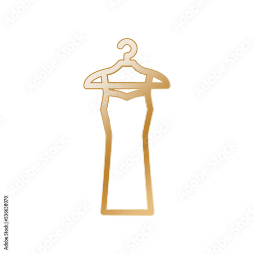 Hanger icon 3D design template