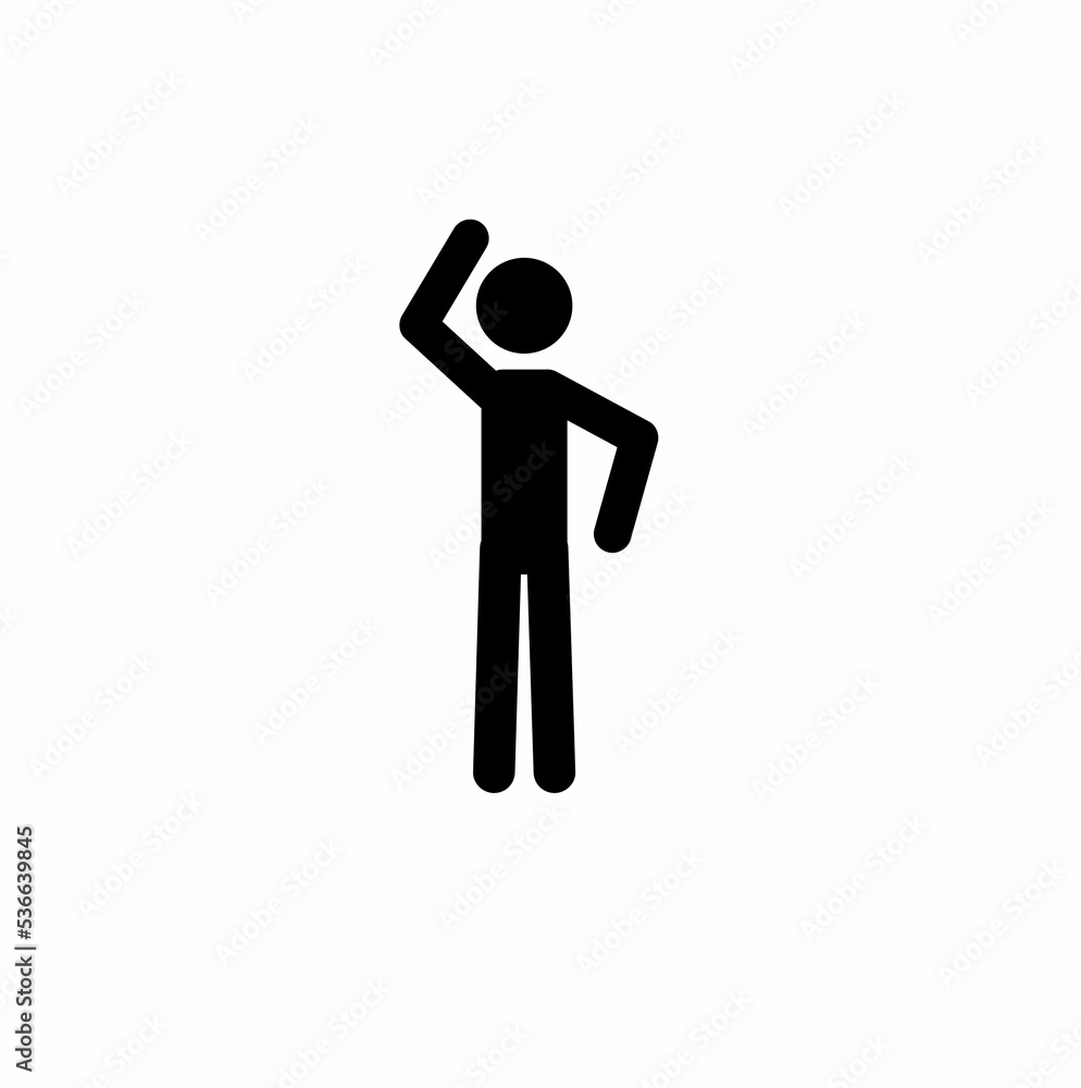 a human figure, a pictogram, a sketch, a stick, a man waving his hands. gymnastic exercise, sports, healthy lifestyle a human figure, a pictogram, a sketch, a stick, a man waving his hands. gymnastic exercise, sports, healthy lifestyle