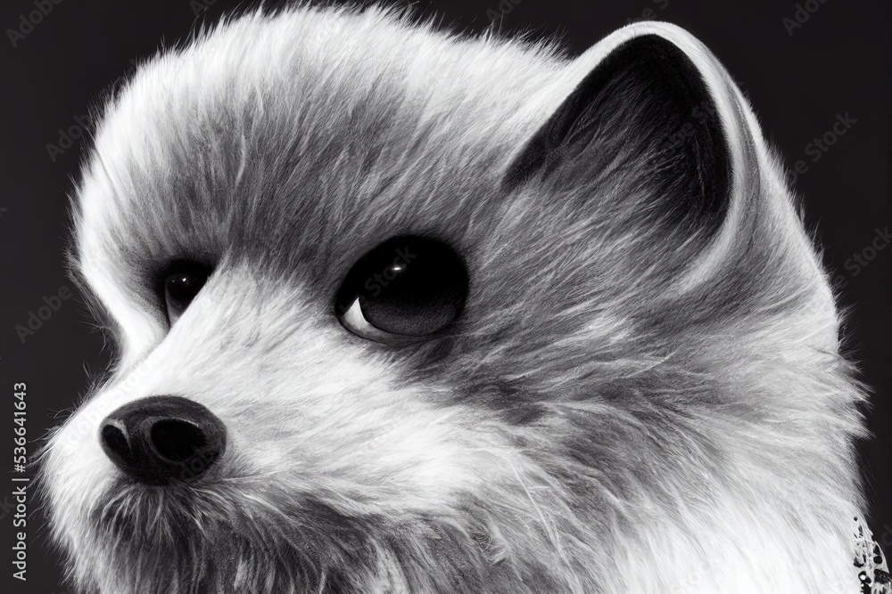 Obraz premium Anthropomorphic animal. Furry. An animal in the form of a person