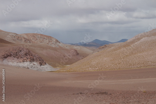 Desert landscape of northwestern Argentina 
