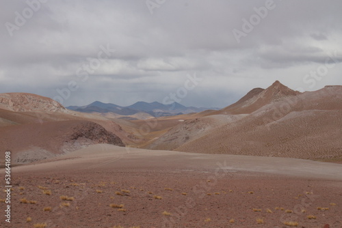 Desert landscape of northwestern Argentina 