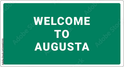 Foto Welcome to Augusta