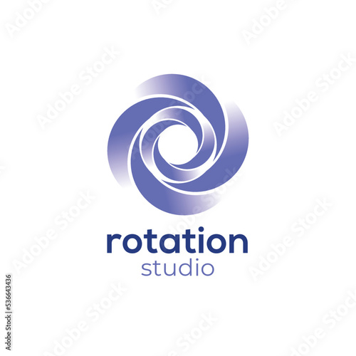 Rotation Studio Logo Template