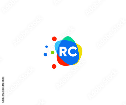 RC Logo Design , Initial Based RC Monogram