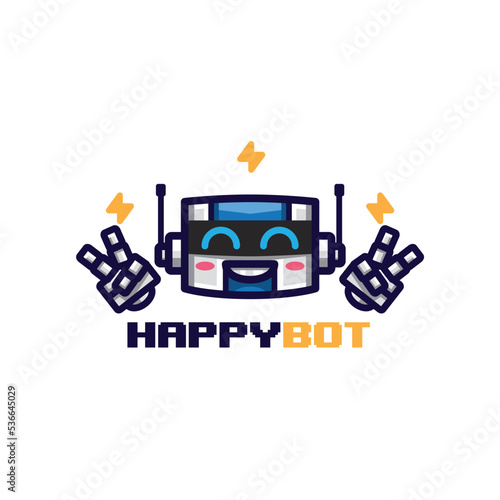 Happybot Logo Template