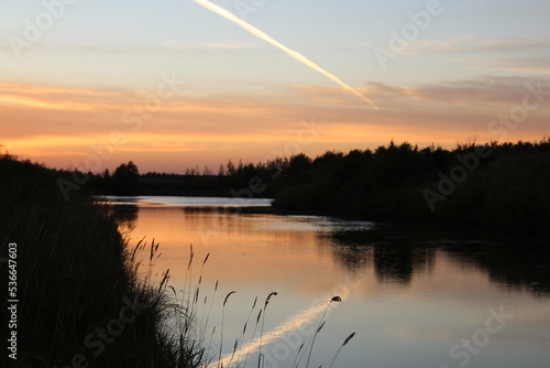 sunset on the lake, Pylypow Wetlands, Edmonton, Alberta