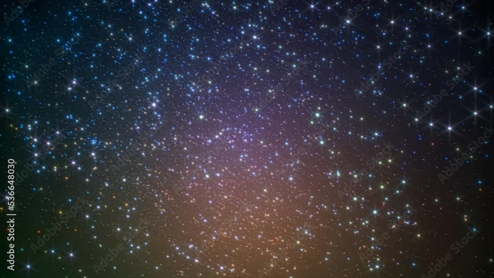 time lapse of the night starry sky with the milky way