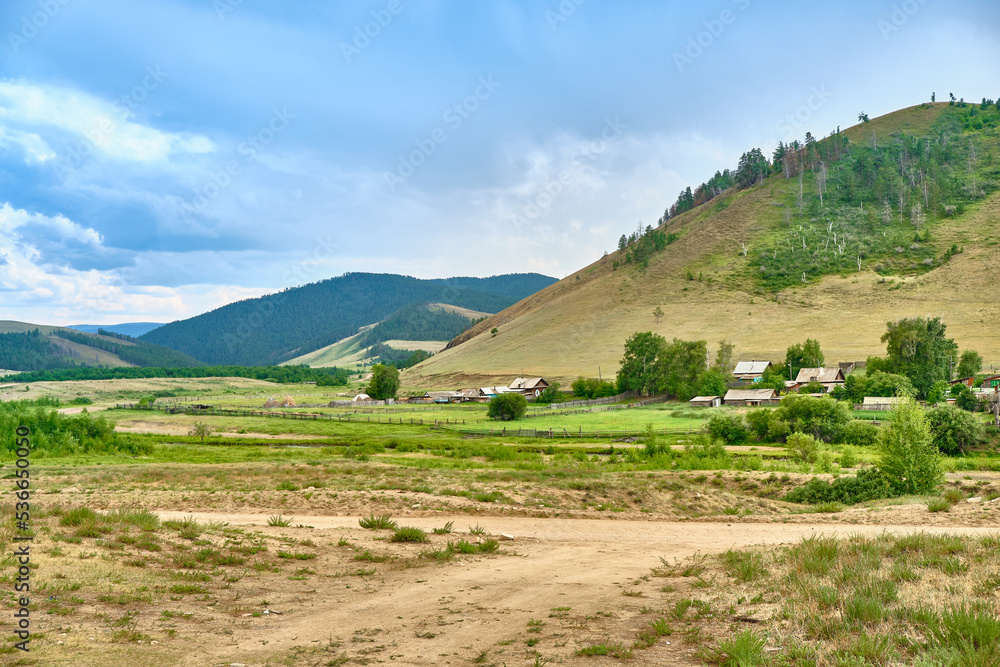 The Saxon Castle Sovinsky is the main natural attraction of the Barguzin Valley of the Trans-Baikal Region of the Republic of Buryatia.