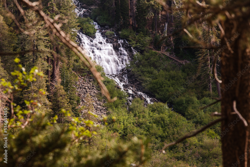Waterfalls in Mammoth Lakes California Waterfalls in Mammoth Lakes California
