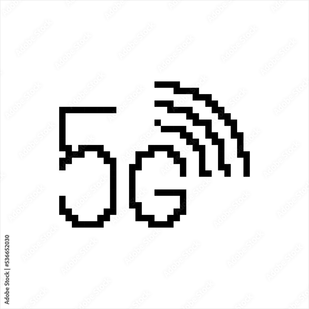 5g Icon Pixel Art M_2210001 5g Icon Pixel Art M_2210001